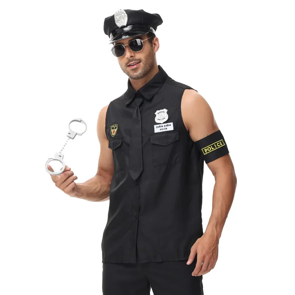 Déguisement Policier Homme avec Accessoires – vue 2