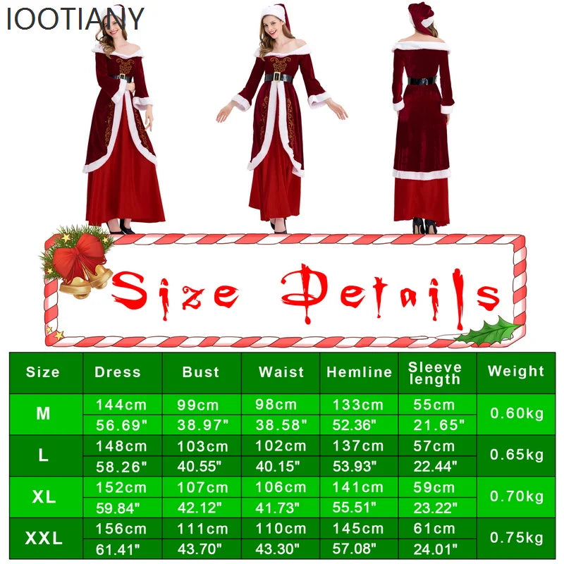 Robe Rouge Mère Noël Sexy – vue 5