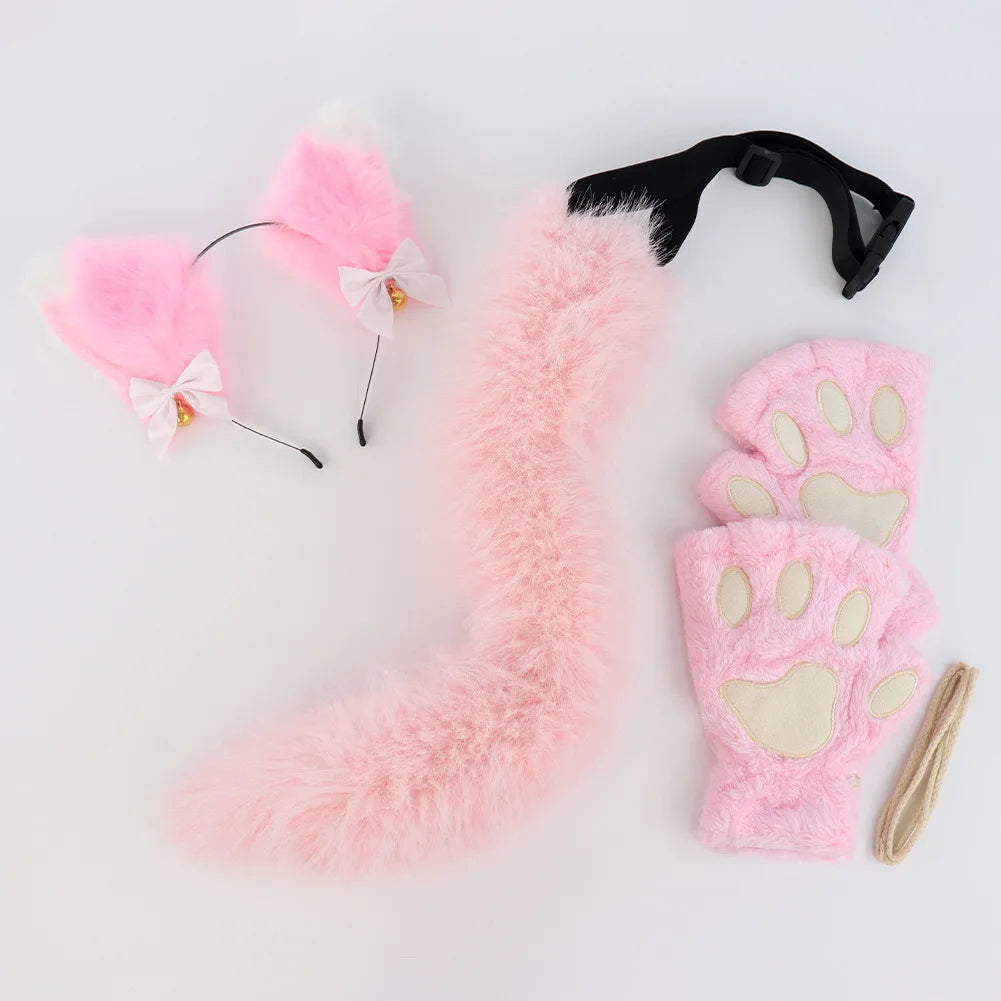 Kit Chat Noir – Oreilles, Queue, Gants Pattes et Collier – vue 10