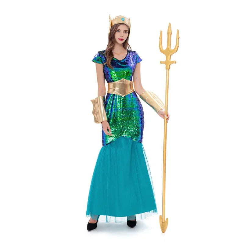 Déguisement Princesse Sirène pour Femme – vue 4
