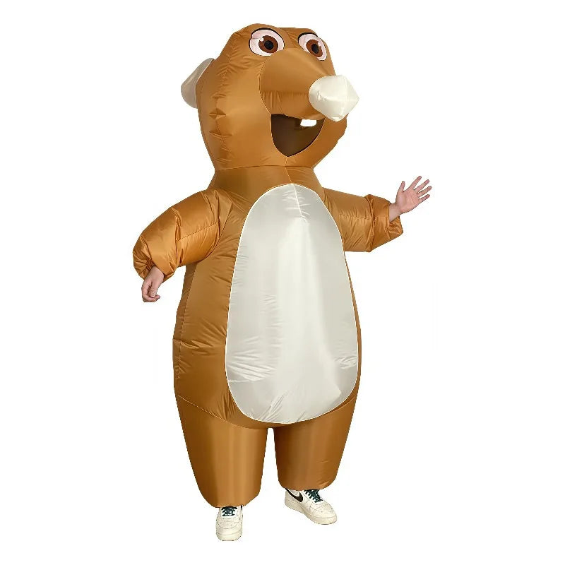 Déguisement Gonflable Animal Adulte – Requin, Dinosaure, Capybara – vue 12