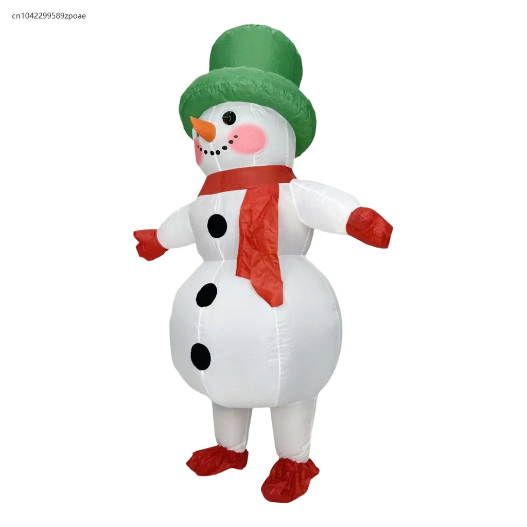 Déguisement Bonhomme de Neige Gonflable — Adulte – vue 6