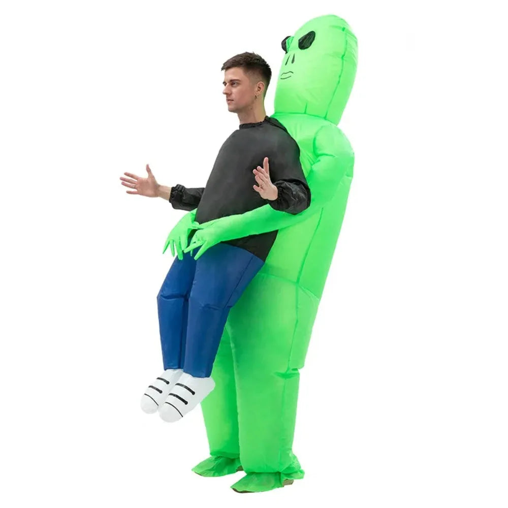 Déguisement Alien Gonflable pour Adulte – vue 3