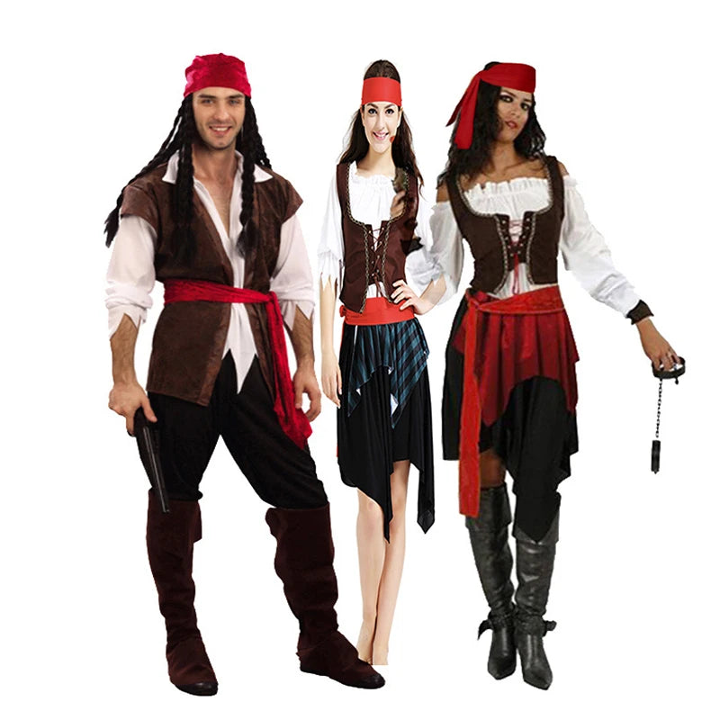 Déguisement Capitaine Pirate Gothique - Homme et Femme