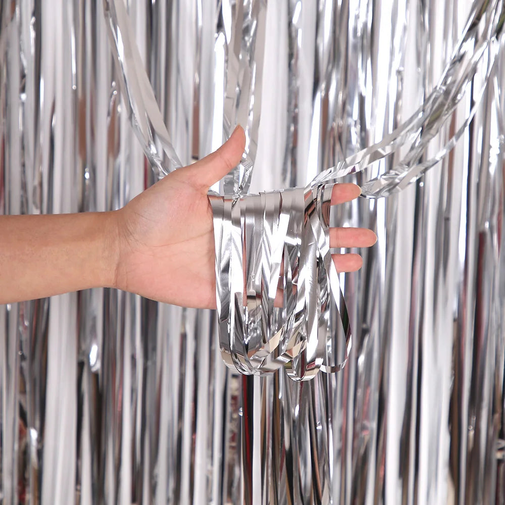 Rideau à franges pailletes pour fête – vue 14