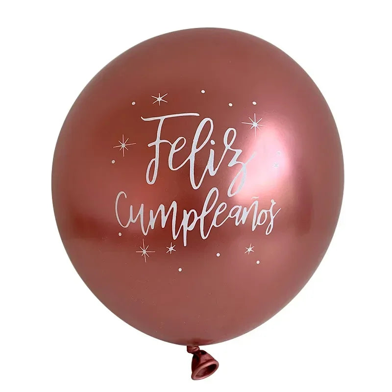 Lot de 15 Ballons Latex Or, Argent et Confettis – vue 6