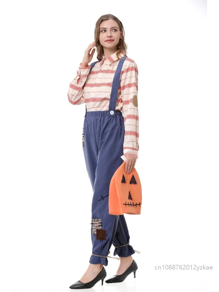 Costume Famille Épouvantail Citrouille – vue 3