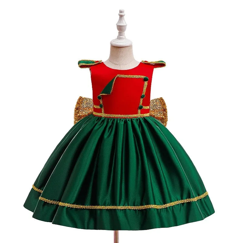 Robe de Fête de Noël Fille – Tenue de Lutin – vue 7