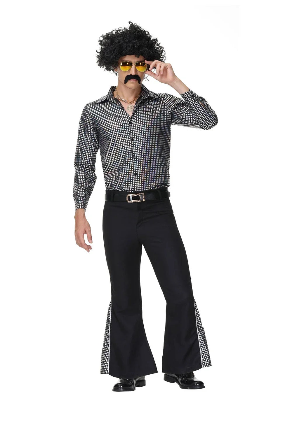 Costume Hippie Rock Années 70 Homme – vue 4