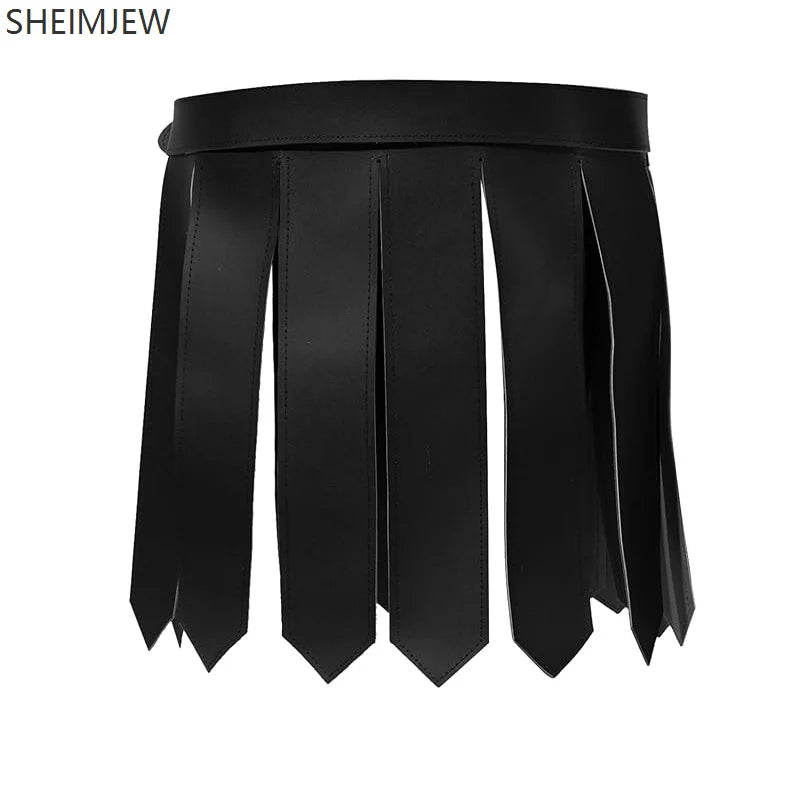 Costume Guerrier Gladiateur Homme en Cuir – vue 3