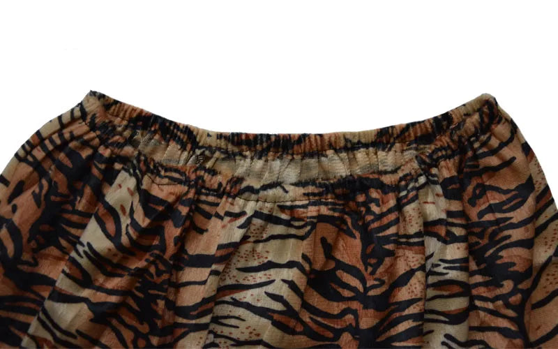 Déguisement Sauvage Préhistorique Sexy Imprimé Tigre – vue 5