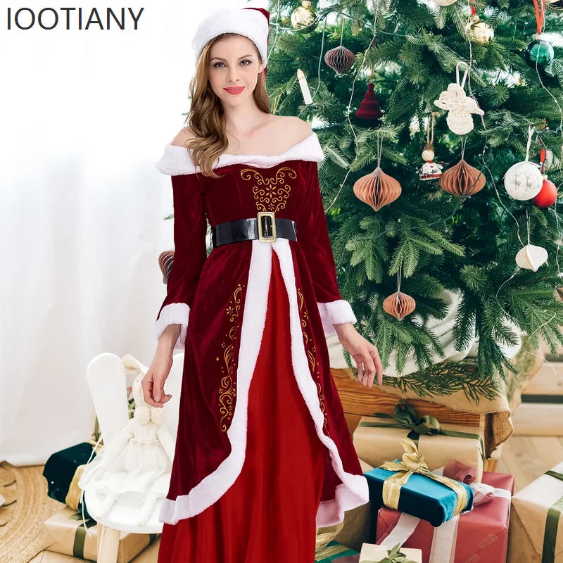 Robe Rouge Mère Noël Sexy – vue 6