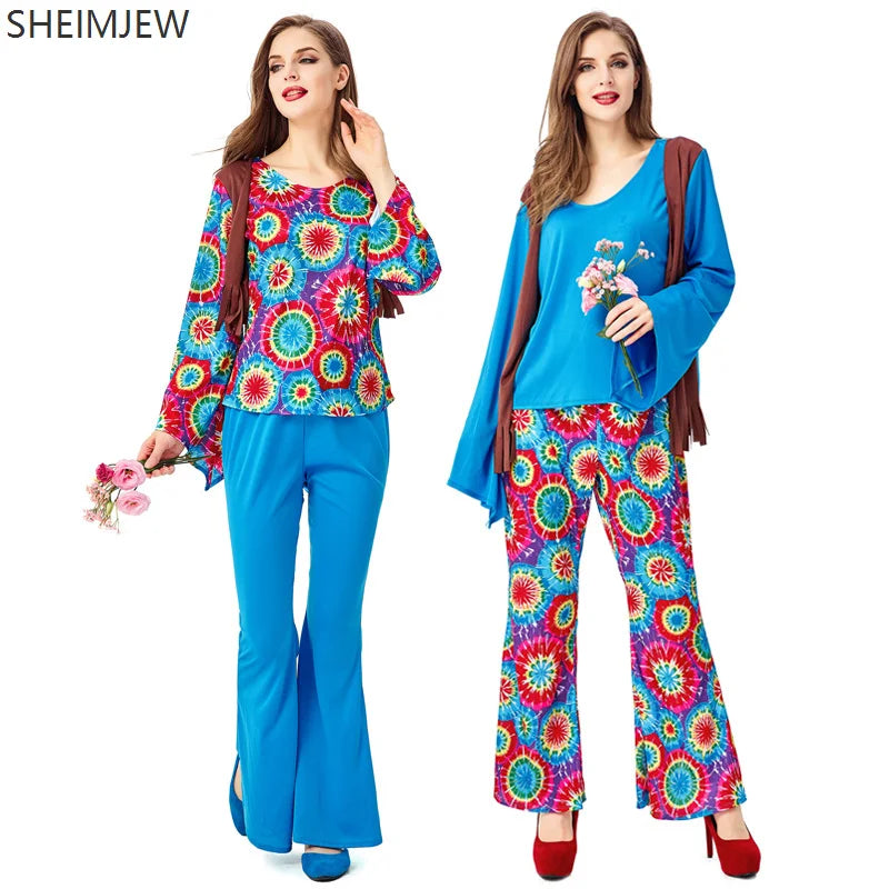 Déguisement Hippie Peace & Love Femme – vue 2