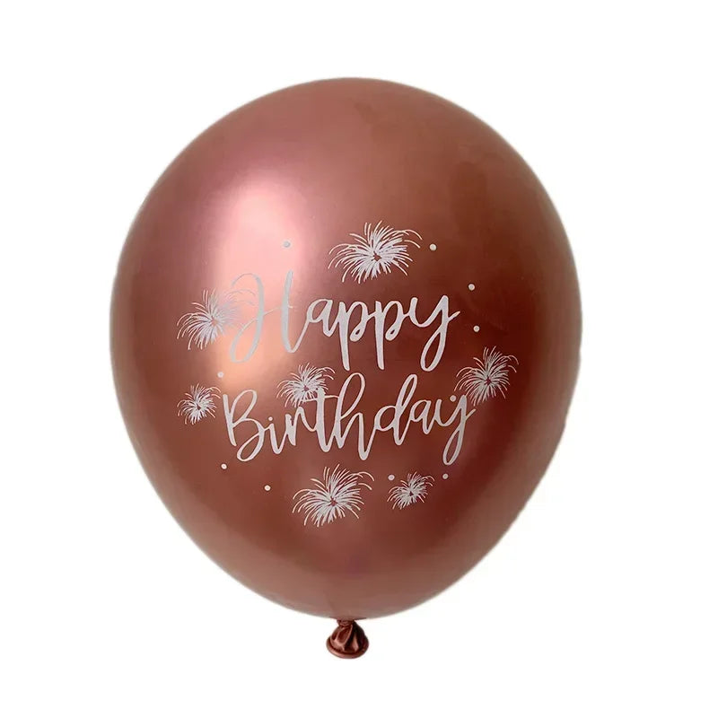 Lot de 15 Ballons Latex Or, Argent et Confettis – vue 8