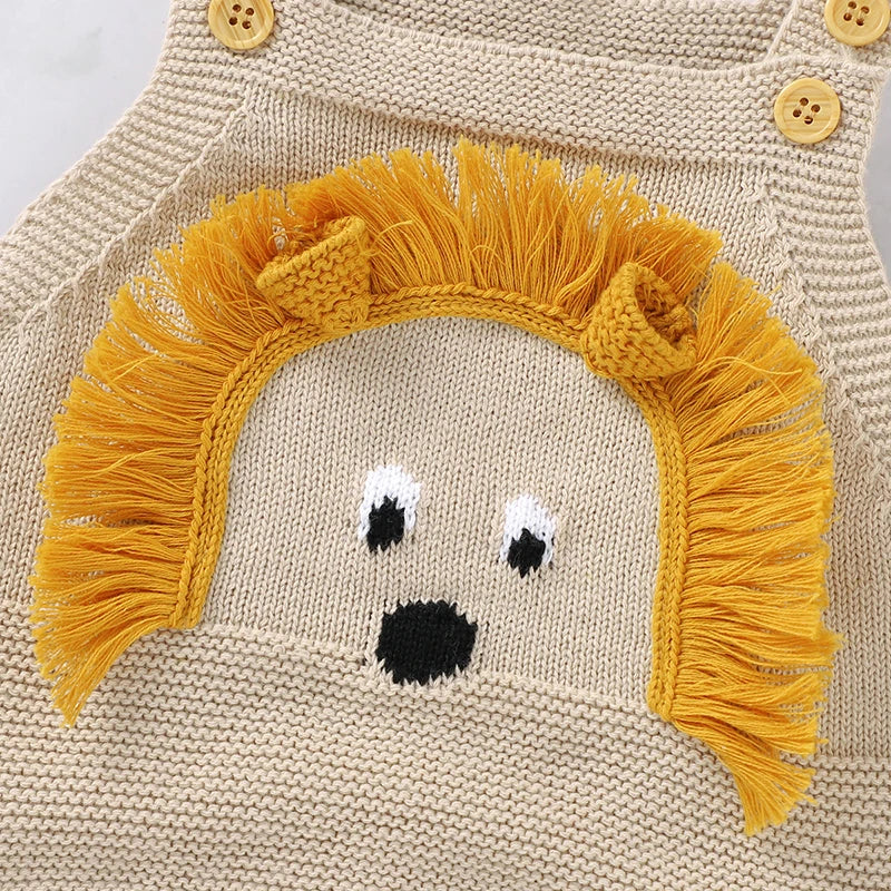 Body Bébé Lion en Coton Tricoté – 0 à 18 Mois – vue 5