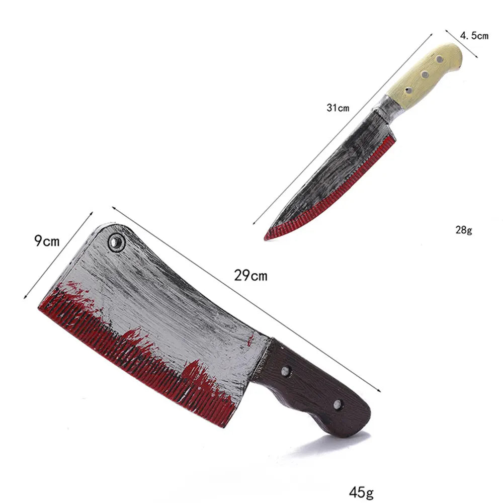 Couteau de Cuisine Ensanglanté Factice 30 cm – vue 5