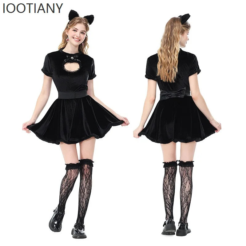 Robe Soubrette Chat Gothique – vue 5