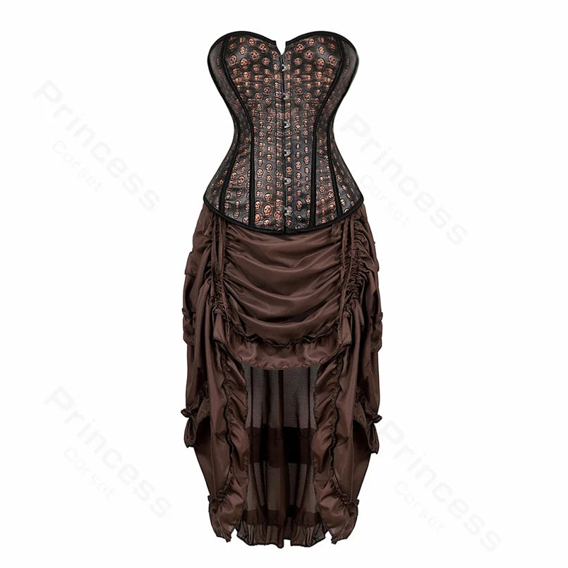 Robe Corset Pirate Punk Femme – vue 15