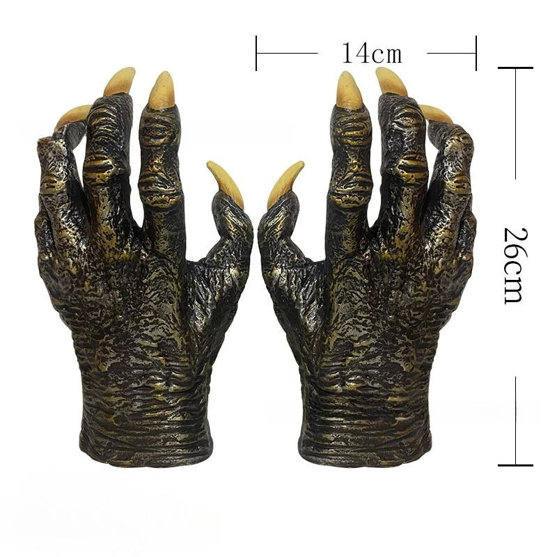 Gants Loup-Garou Réalistes en Latex – vue 6