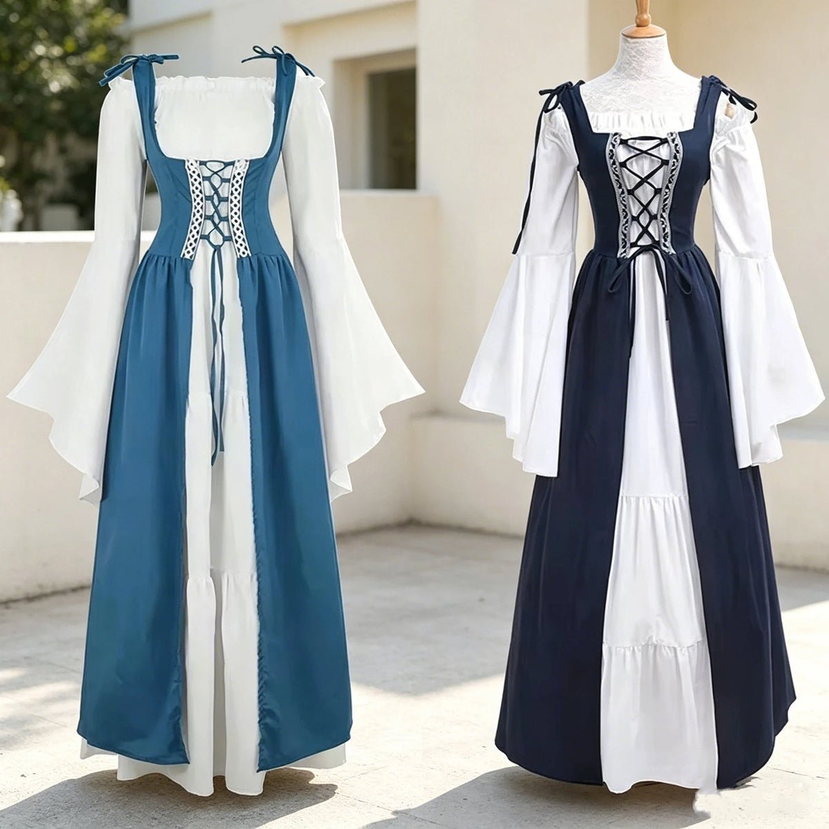Robe Romaine Renaissance Femme