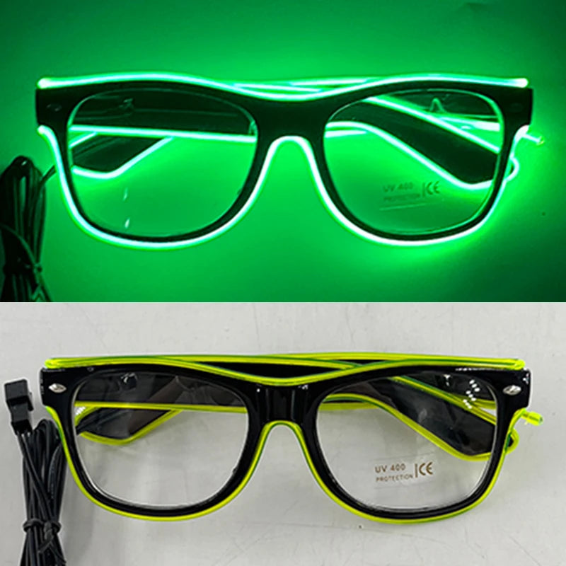 Lunettes Néon LED Lumineuses – vue 44