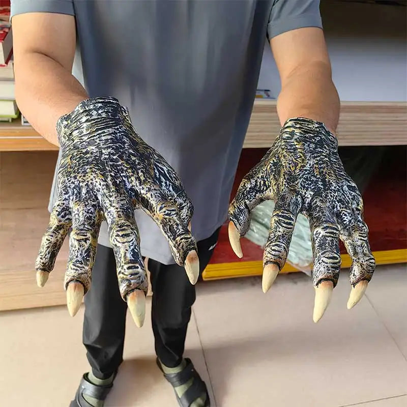 Gants Griffes de Loup-Garou en Latex – vue 4
