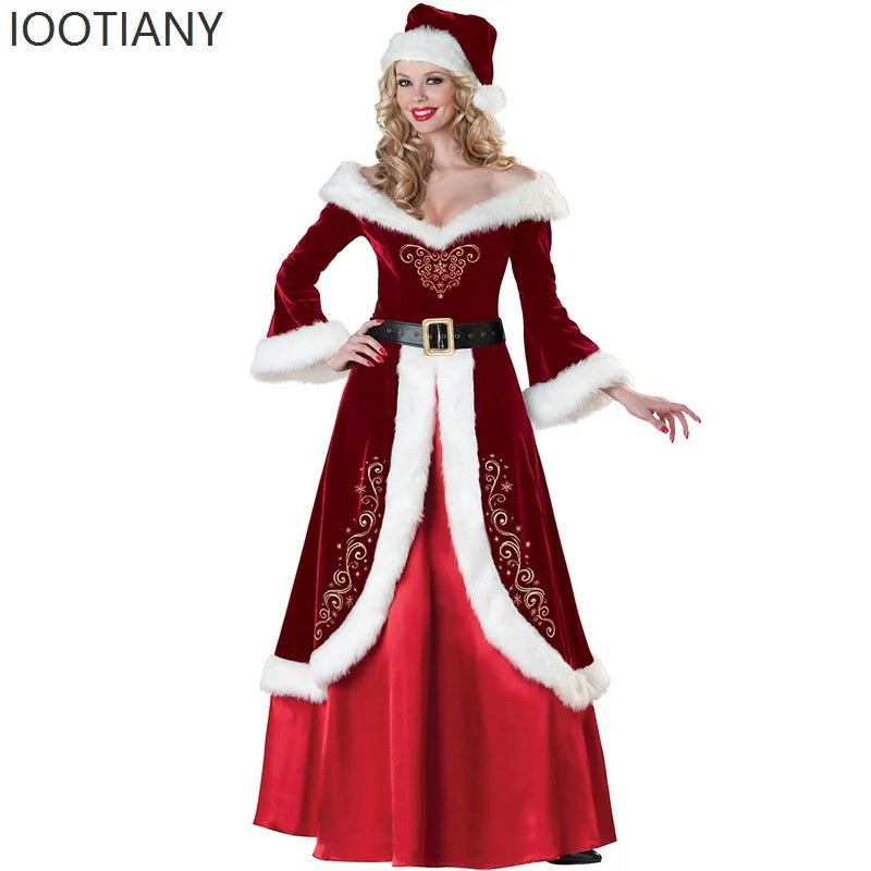Robe Rouge Mère Noël Sexy