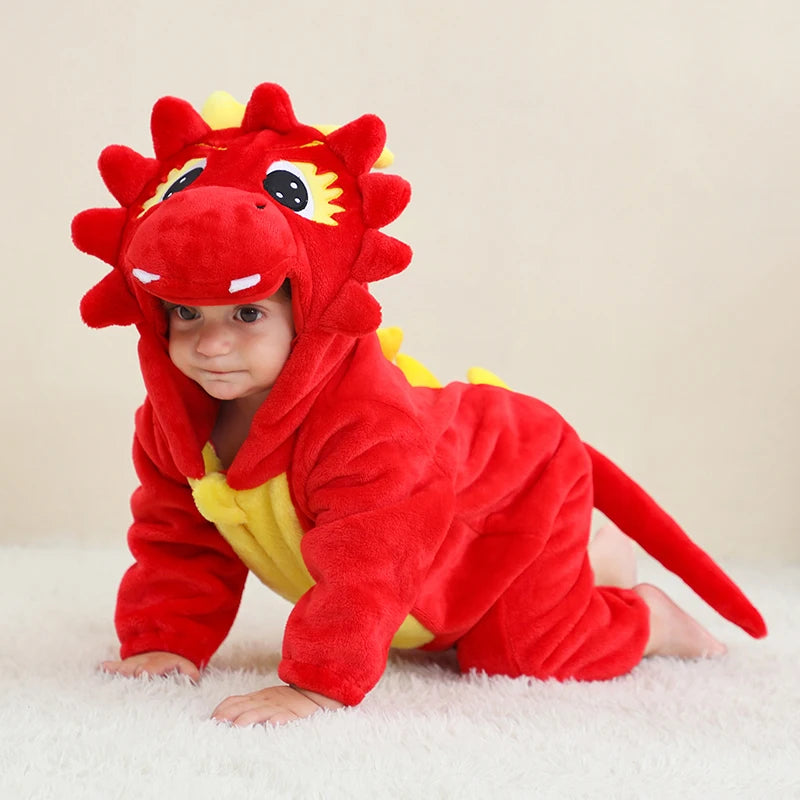 Combinaison Bébé Kigurumi – Requin, Licorne, Panda – vue 12