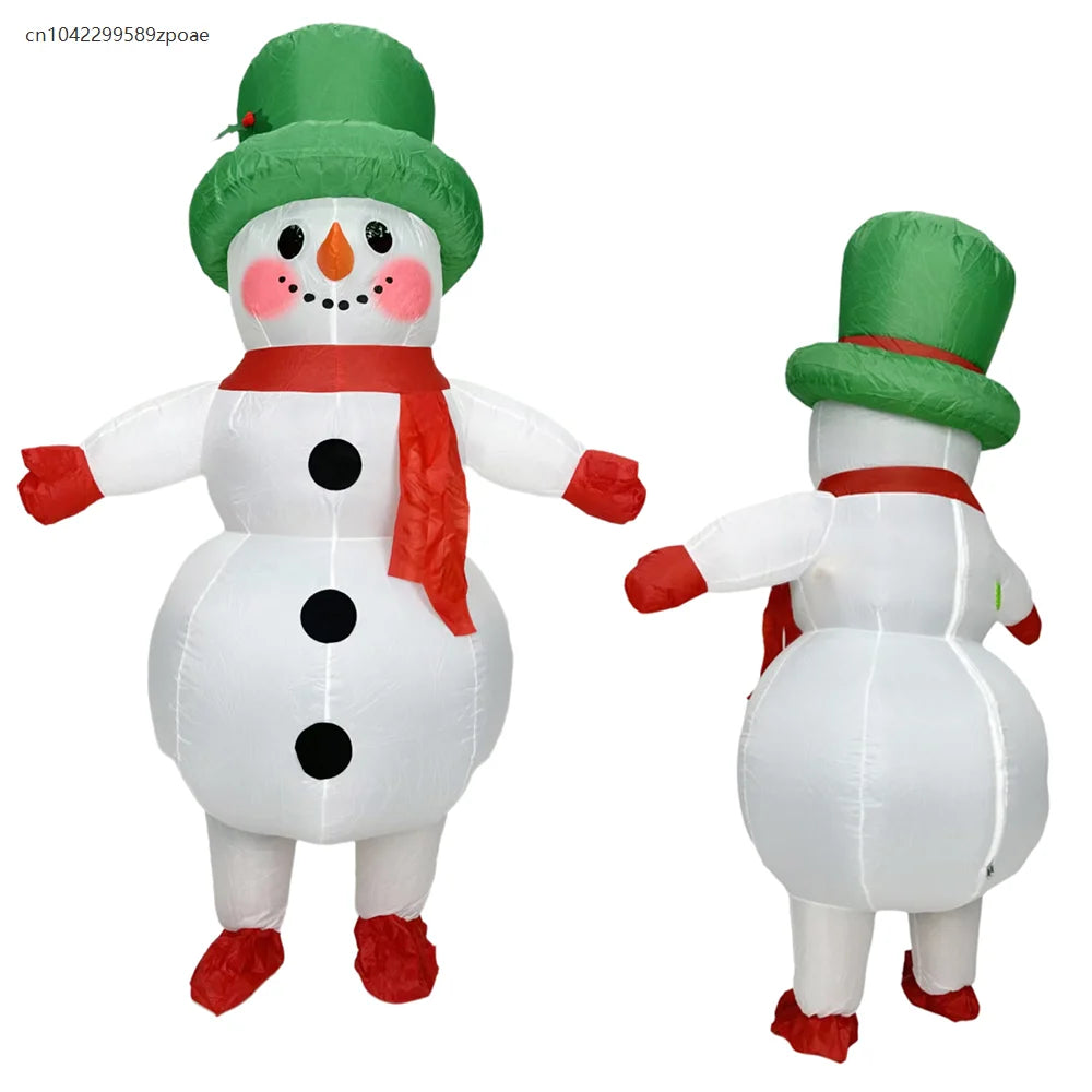 Déguisement Bonhomme de Neige Gonflable — Adulte