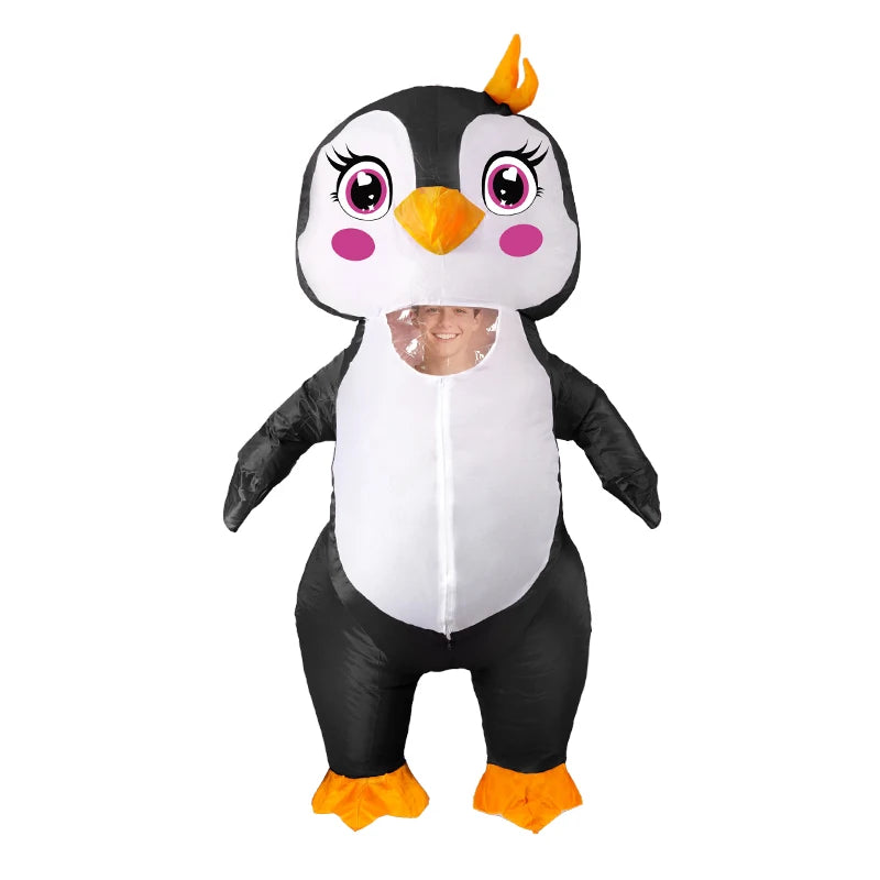 Déguisement Gonflable Pingouin Adulte – vue 4