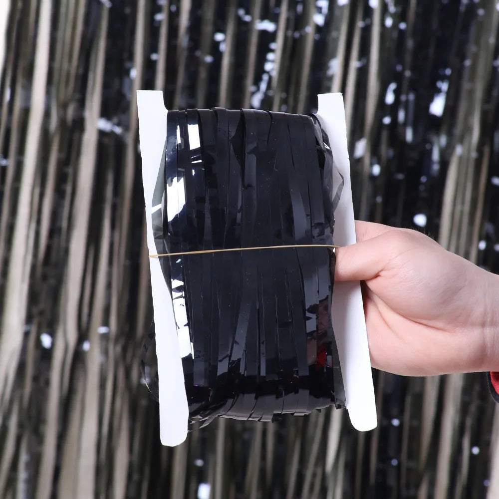 Rideau à franges pailletes pour fête – vue 18