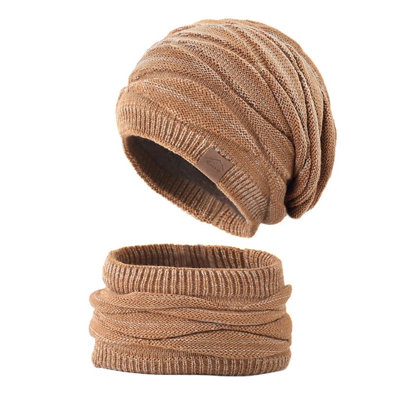 Ensemble Bonnet et Écharpe Tricoté - Hiver Chaud – vue 12