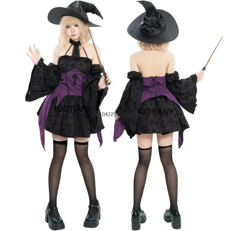 Robe Sorcière Dos Nu Punk