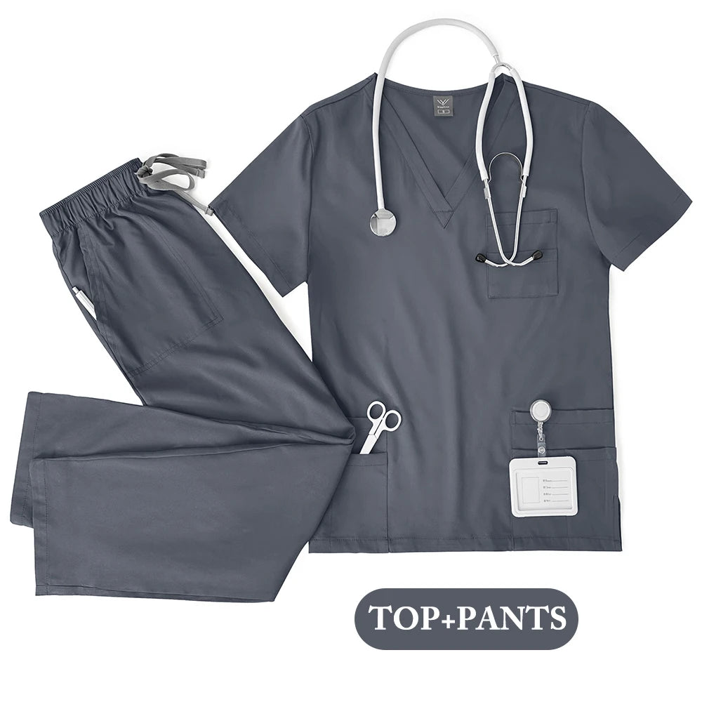 Tenue Médicale Unisexe — Ensemble Blouse et Pantalon – vue 8
