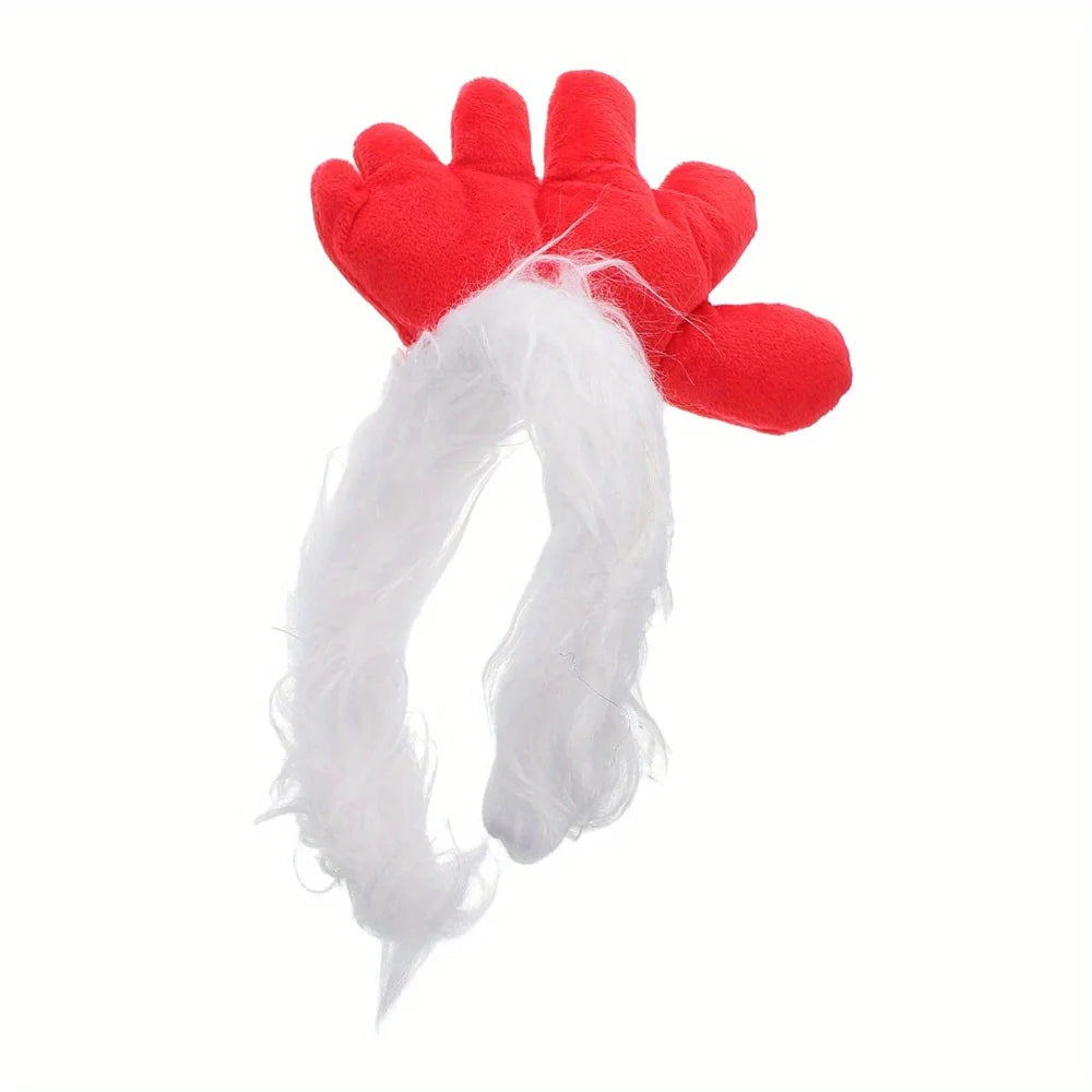 Kit Déguisement Coq – Crête, Queue, Bec et Pattes – vue 3