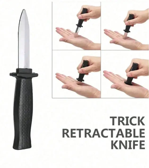Couteau Rétractable Factice – Farce et Magie