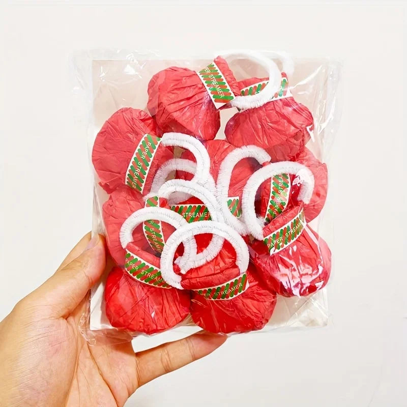 Lanceur de Confettis Rouge à Main – vue 7