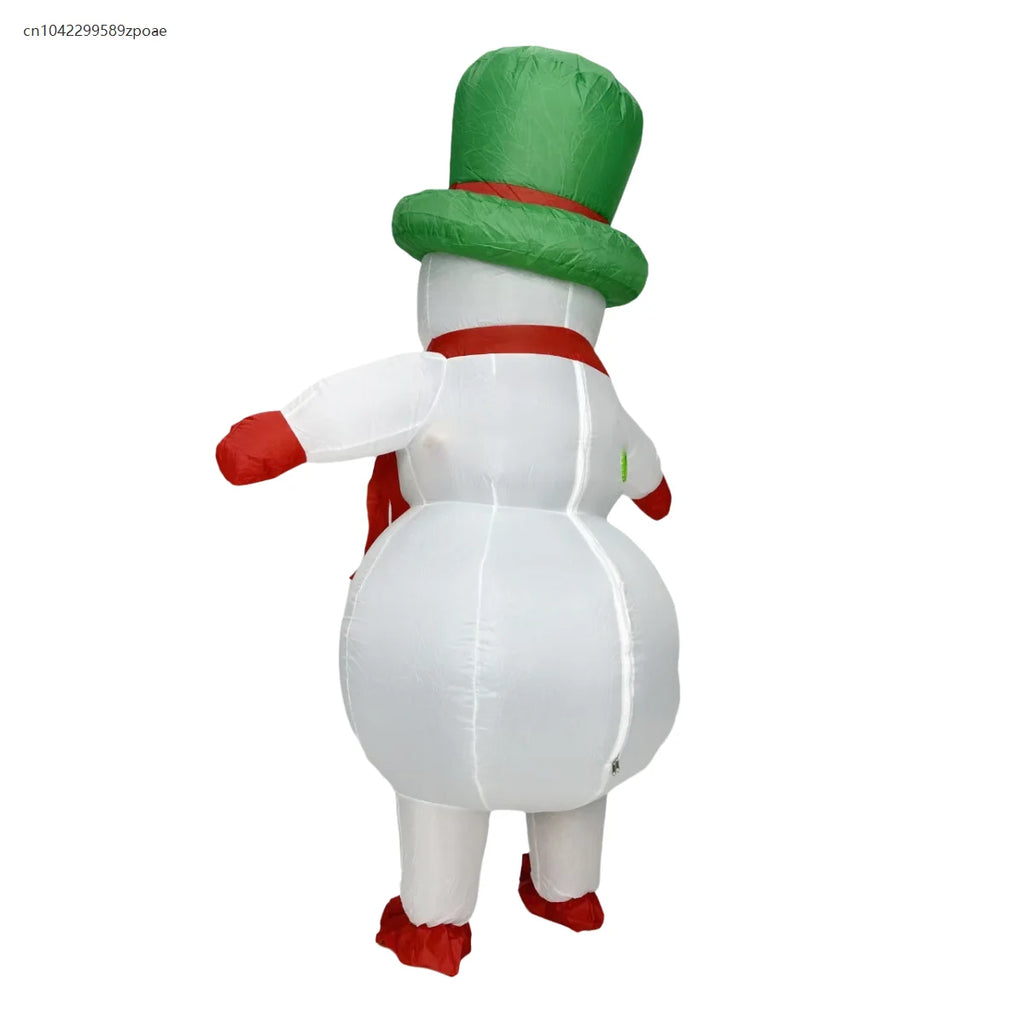 Déguisement Bonhomme de Neige Gonflable — Adulte – vue 4
