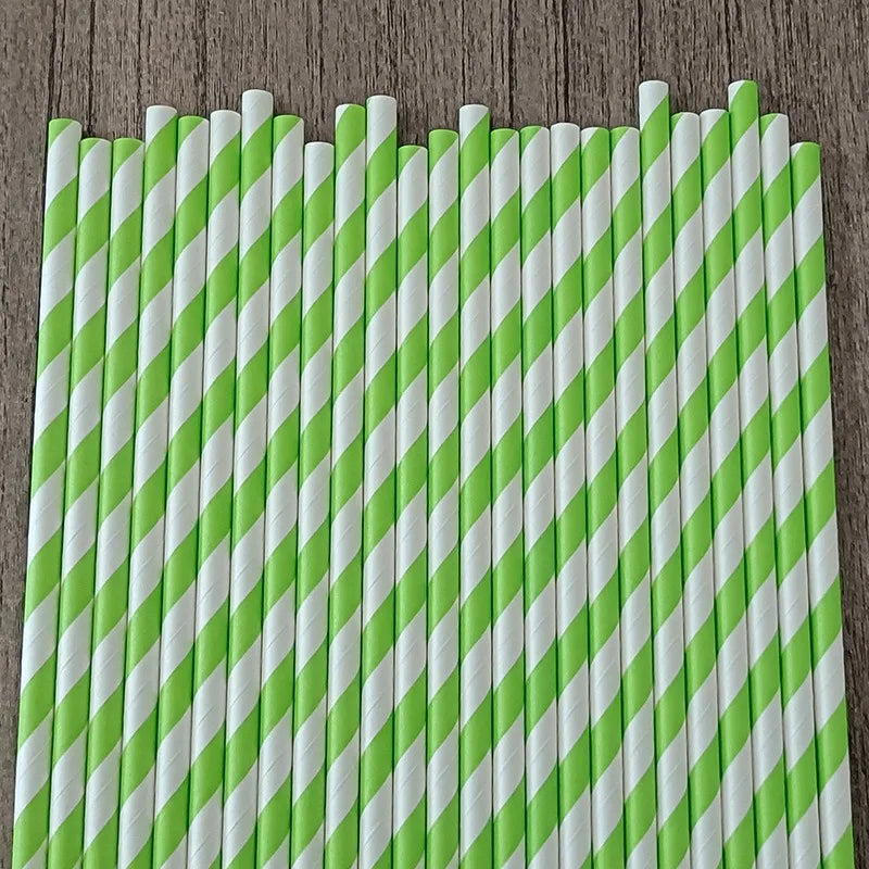 Pailles en Papier Colorées Épaisses - Lot de 25 – vue 8