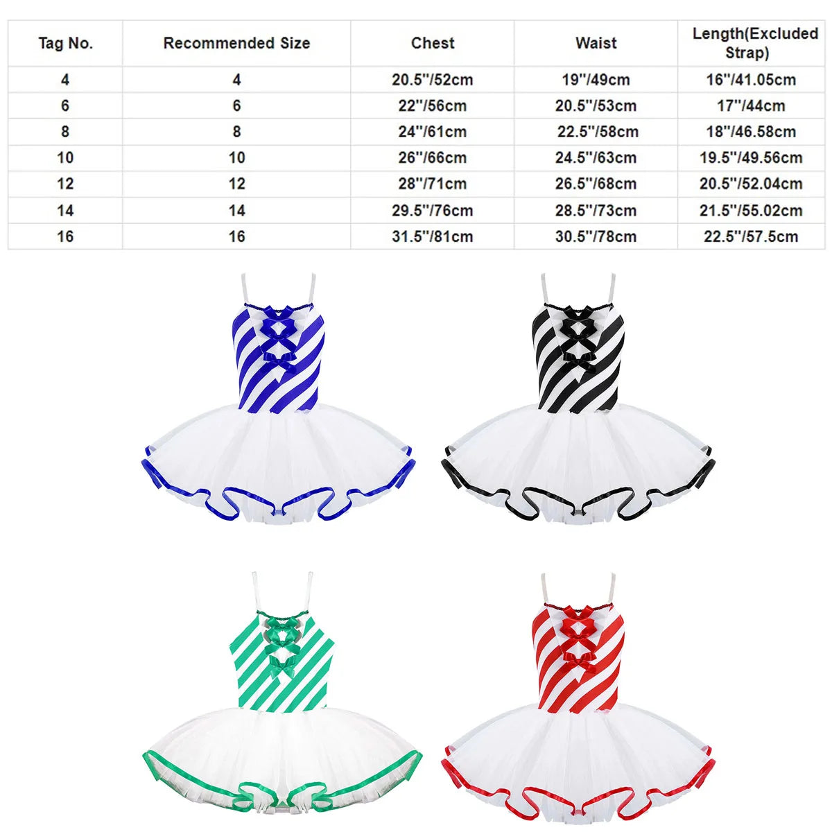 Robe Tutu Mère Noël Sucre d'Orge Fille – vue 6