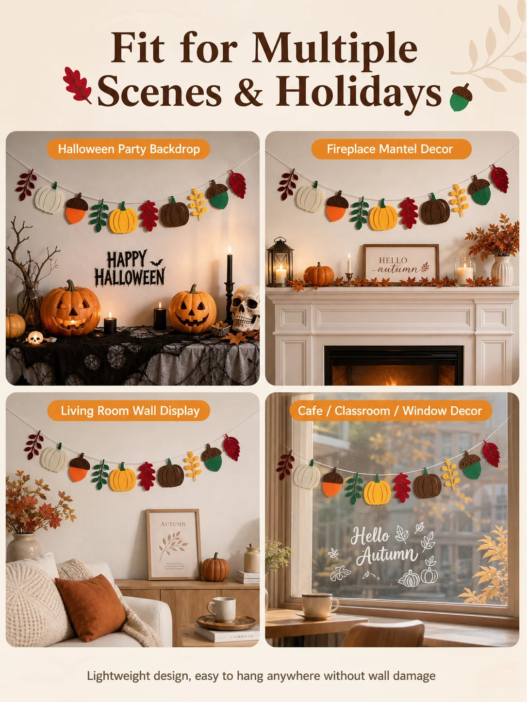 Guirlande décorative Halloween à l'unité – vue 4