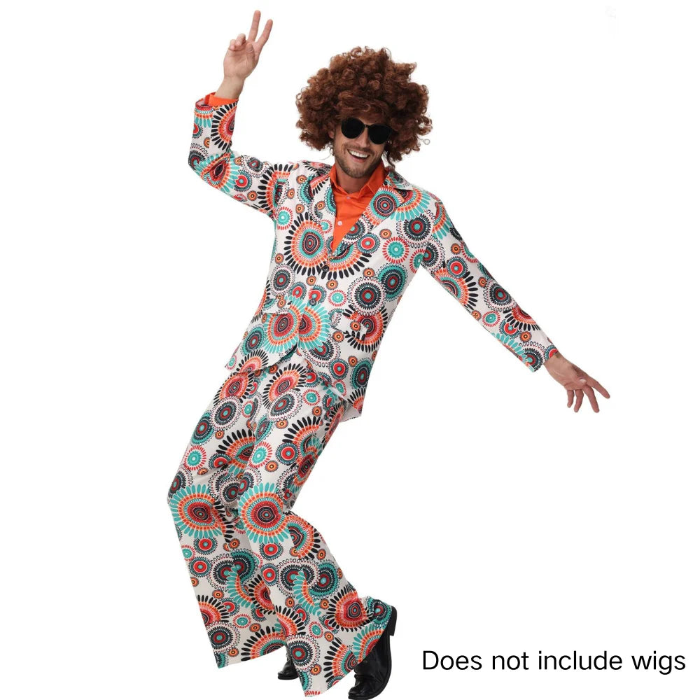 Kit Duo Déguisement Hippies Couple – vue 6