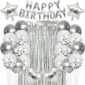 Kit Décoration Ballons Happy Birthday Or Rose avec Confettis – vue 7