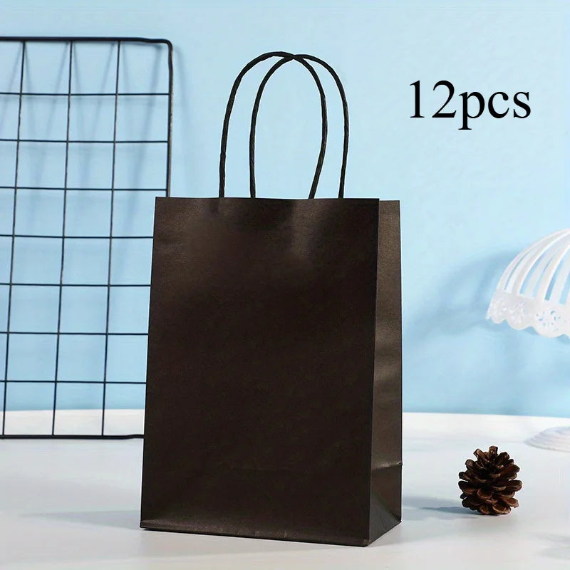 Sacs Cadeaux Anniversaire Kraft Réutilisables – vue 18