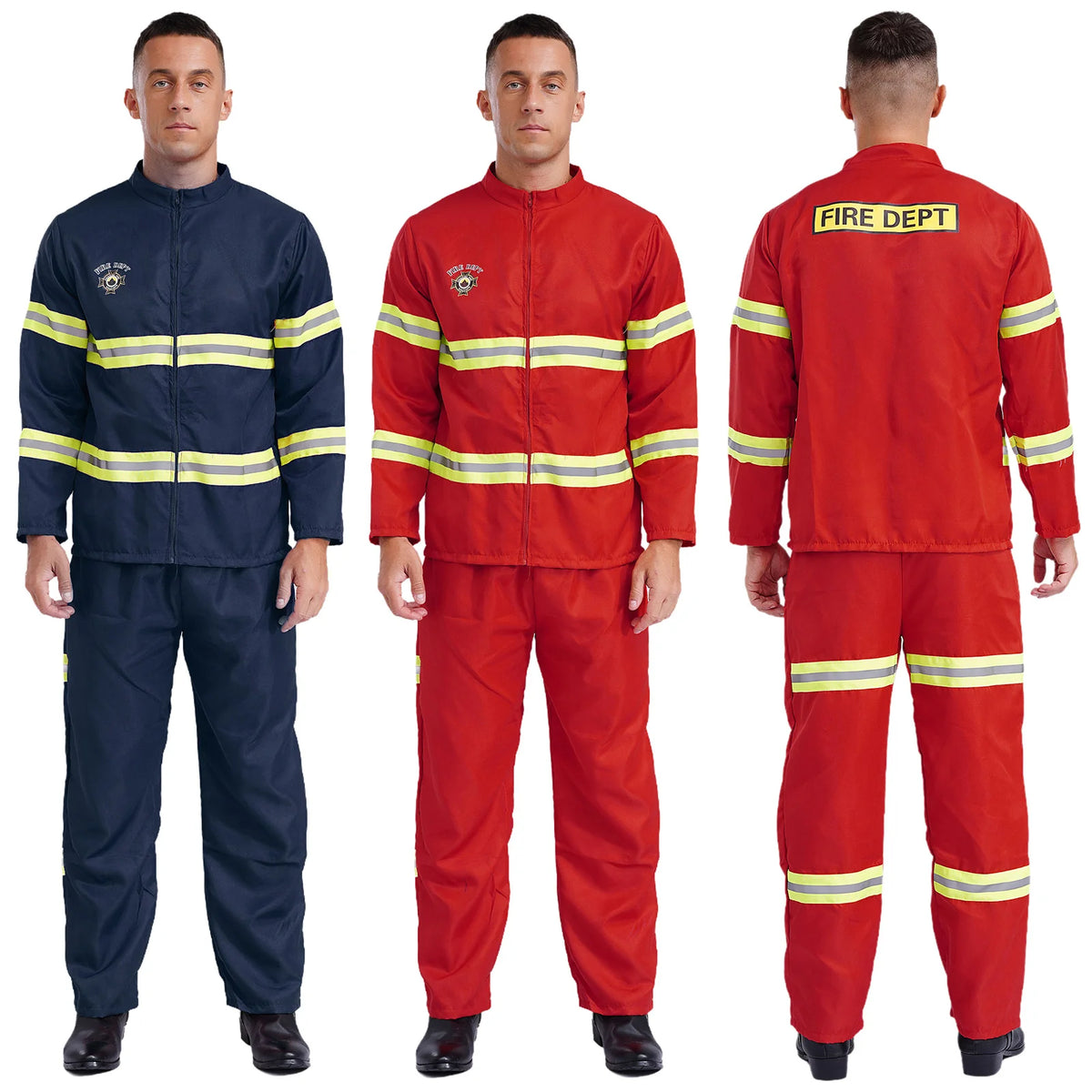Déguisement Capitaine Pompier Homme – Tenue de Travail – vue 2