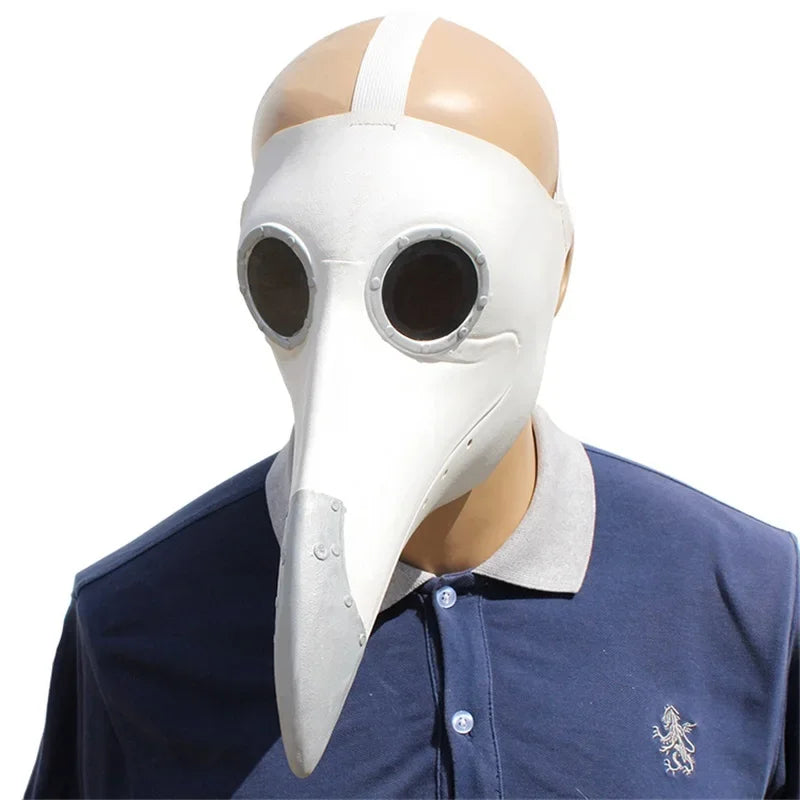 Déguisement Médecin de la Peste avec Masque Bec en Latex – vue 2