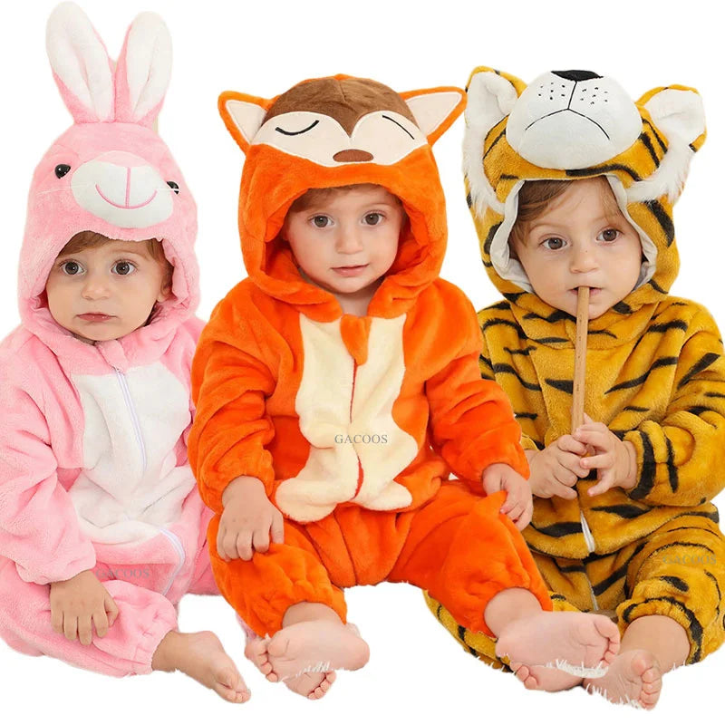 Combinaison Bébé Kigurumi – Requin, Licorne, Panda – vue 6