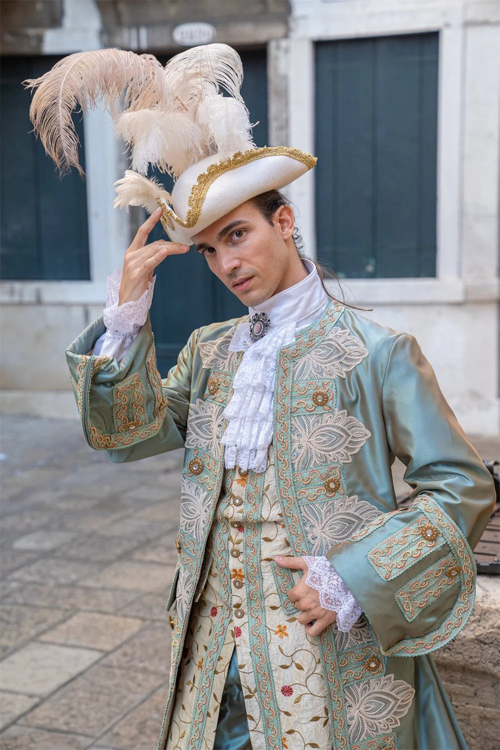 Costume de Prince Baroque XVIIIe Siècle Homme – Tenue Royale
