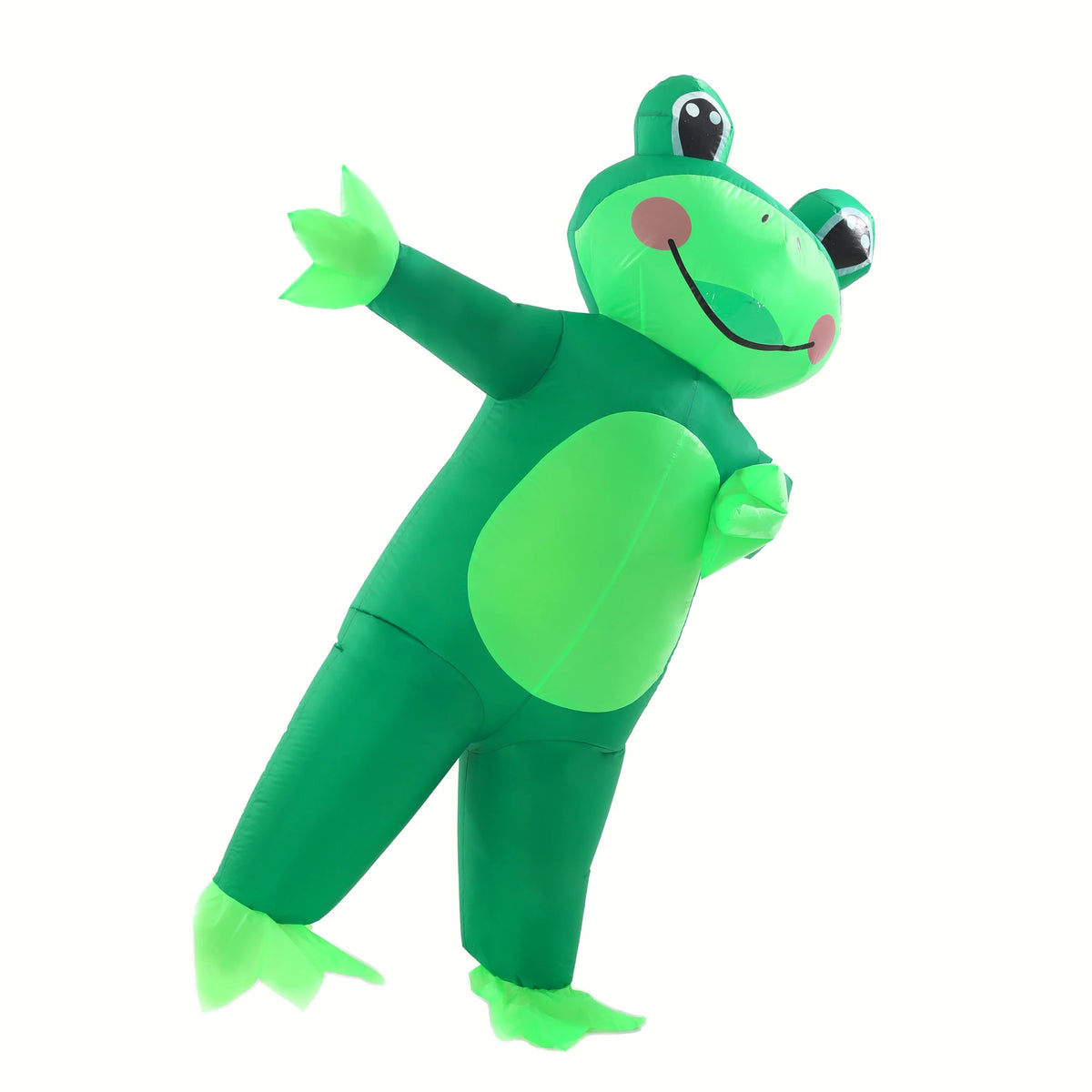 Déguisement Gonflable Grenouille Verte Adulte – vue 4