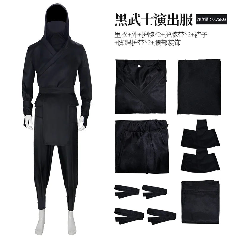 Déguisement Ninja Noir Homme – vue 6